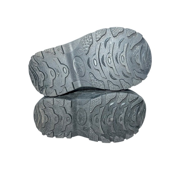 Athletech Toddler Girls Winter Boots Size 6M Pink Black Heart Cheetah Print - Picture 9 of 9